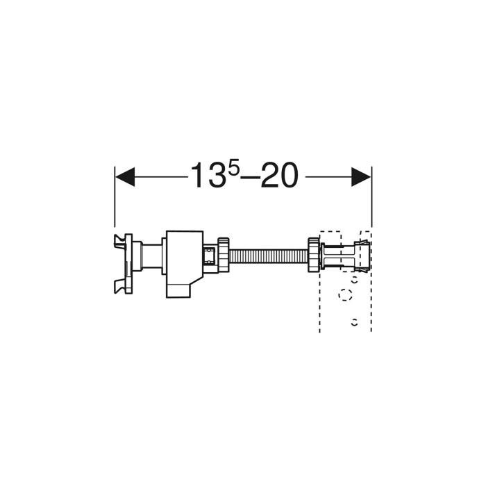 Geberit Duofix Set Wandanker für Einzel- und Systemmontage