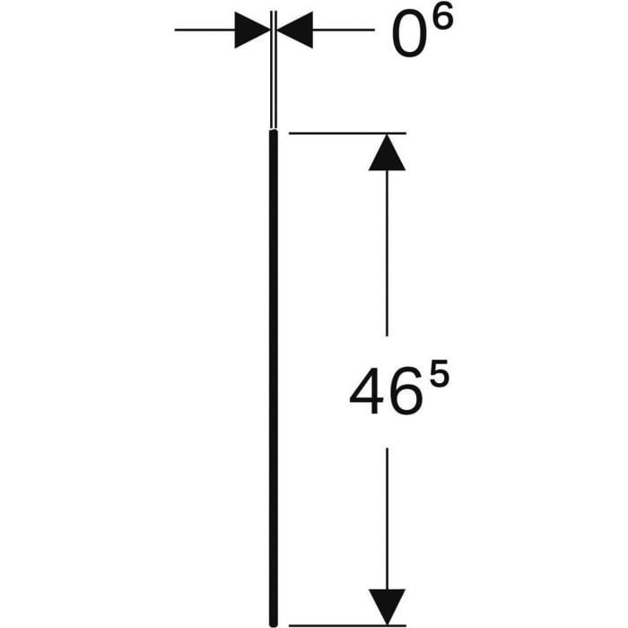 Geberit ONE Abdeckung für Seitenschrank und Seitenelement