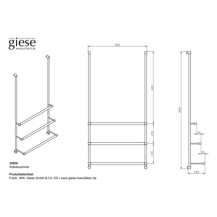 Giese Server Duschwandmodell