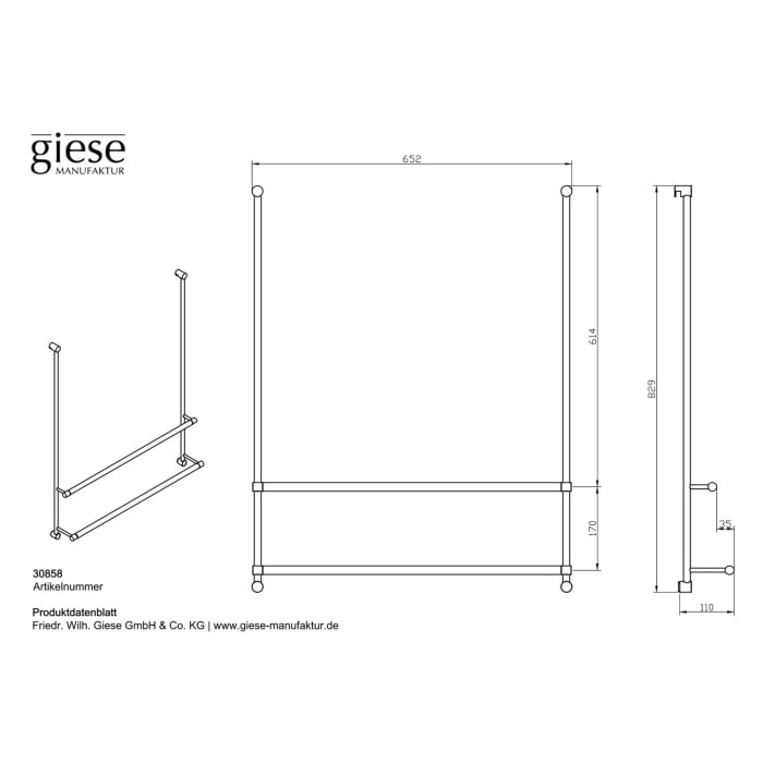 Giese Server III Duschwandmodell