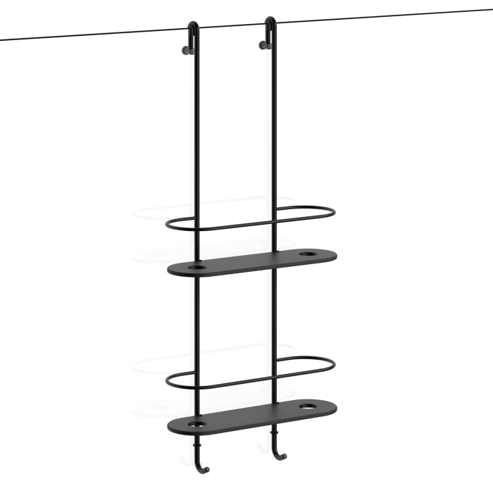 Giese Bodyguard Duschregal 2-teilig mit Halter für Rasierer