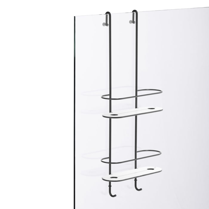 Giese Bodyguard Duschregal 2-teilig mit Halter für Rasierer