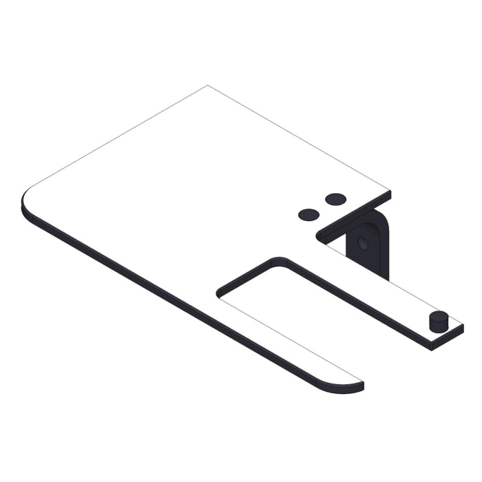 Giese Papierhalter Version Rechts mit Ablagefläche