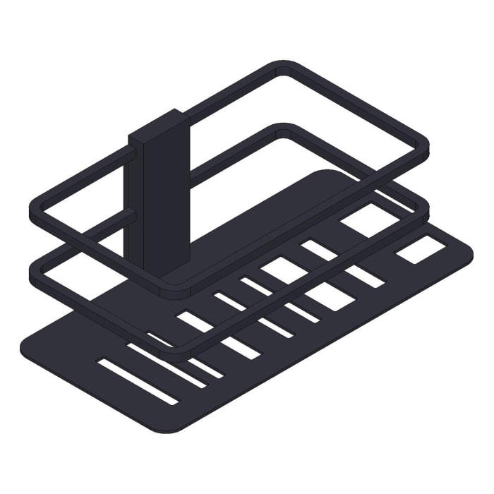 Giese Duschkorb Piano mit Halter für Rasierer