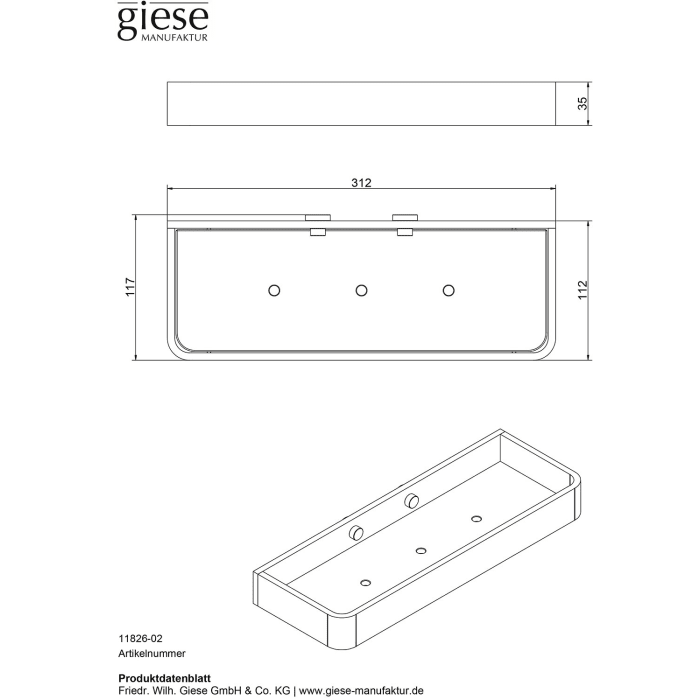 Giese gifix tono Duschkorb