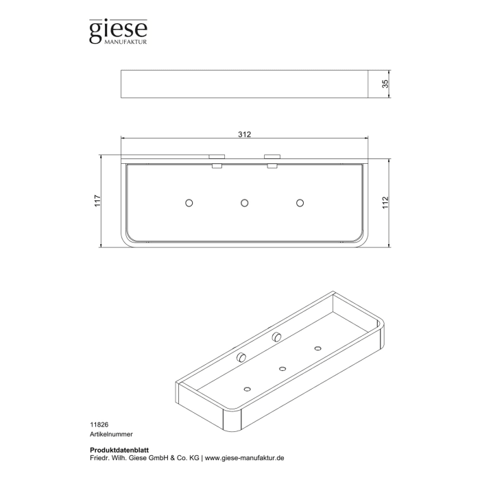 Giese gifix tono Duschkorb