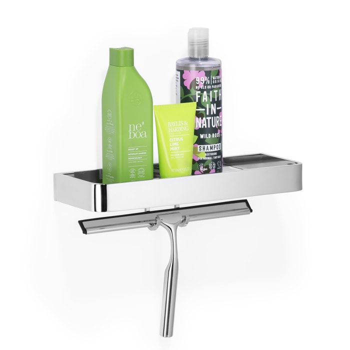 Giese gifix tono Duschkorb mit hoher Reling und Glasabzieher