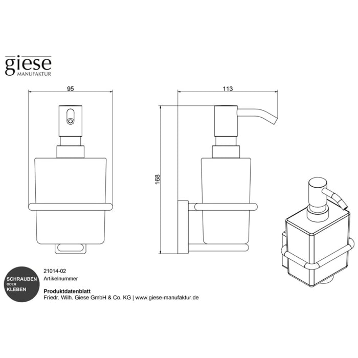 Giese Gifix 21. Seifenspender