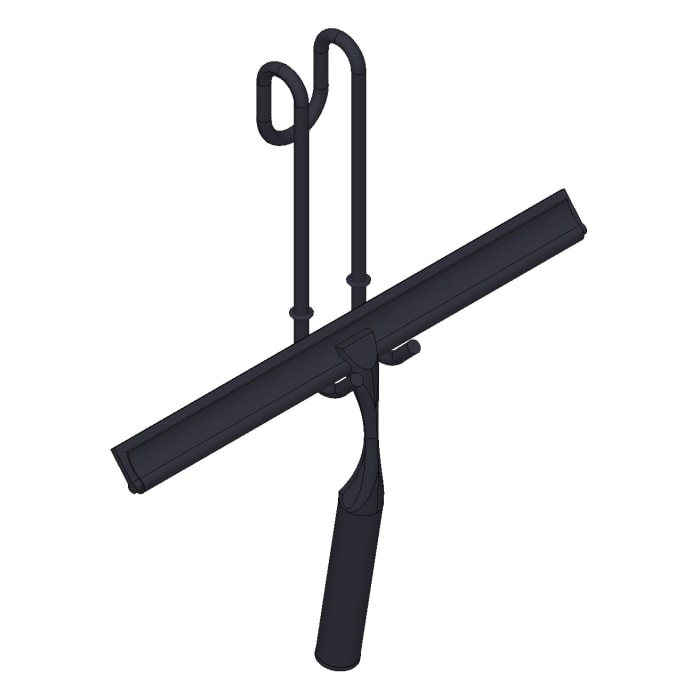 Giese Haken mit Wischer für Glasduschwand