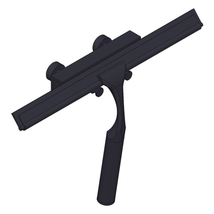 Giese Vipa Haken mit Glasabzieher, für Glaswand bis 9 mm