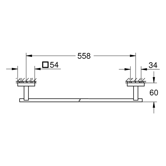 GROHE Start Cube Badetuchhalter 60 cm