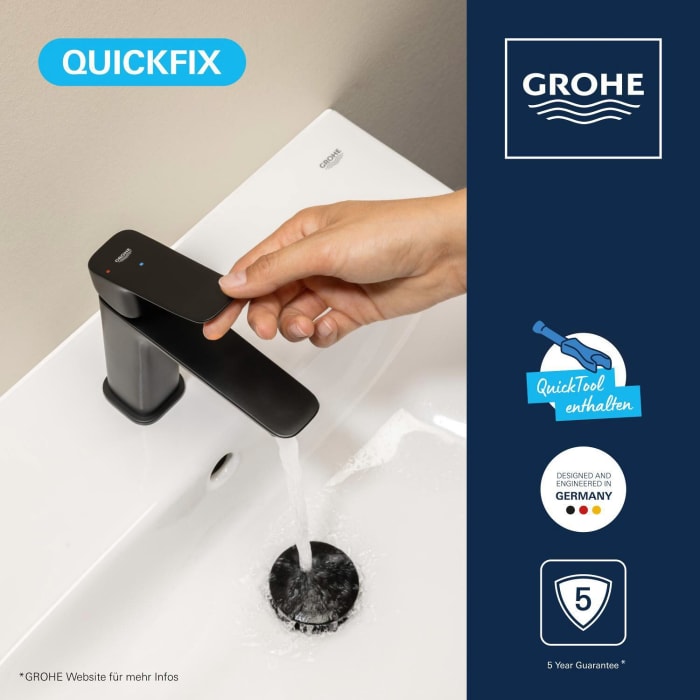GROHE Dice Einhebelmischer ES Waschtisch low flow S-SIZE PushOp