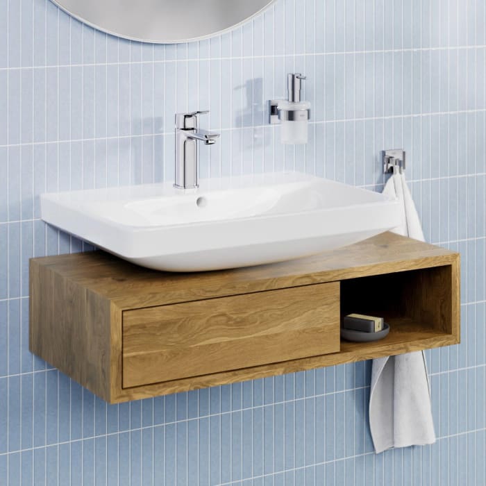 GROHE Dice Einhebelmischer ES Waschtisch M-SIZE PushOp
