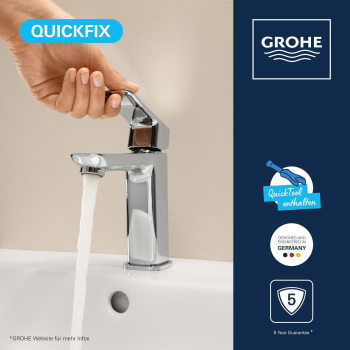 GROHE Dice Einhebelmischer Waschtisch M-SIZE PushOp