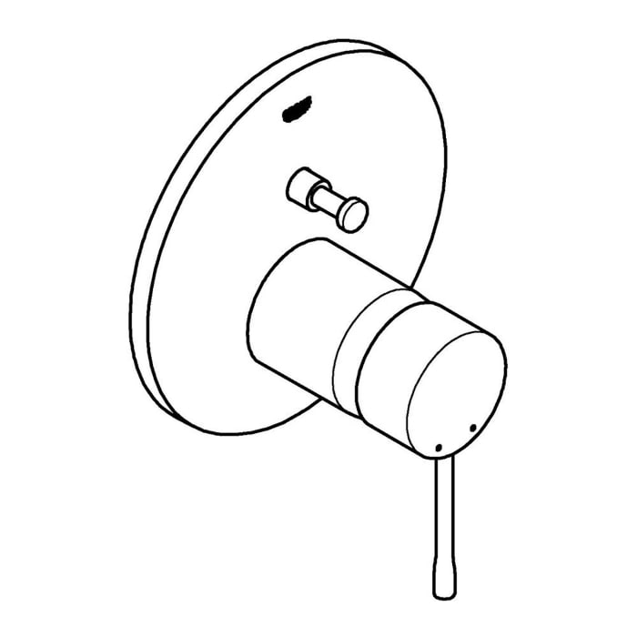 GROHE Essence Neu Einhand-Wannenbatterie Unterputz