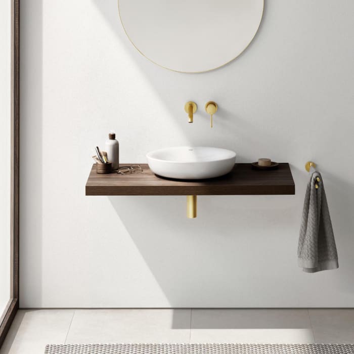 GROHE Essence New 2-Loch Waschtischbatterie mit langem Auslauf