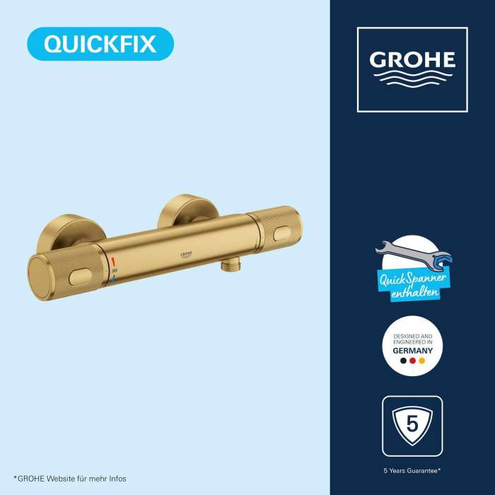 GROHE Precision Feel Thermostat-Brausebatterie, 1/2