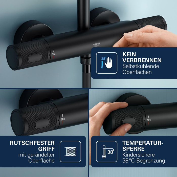 GROHE Precision Feel Thermostat-Wannenbatterie