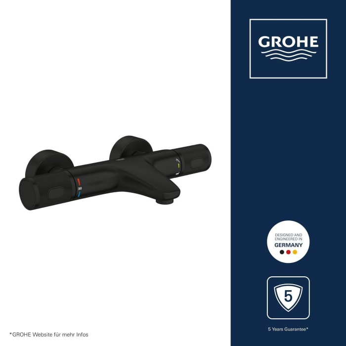 GROHE Precision Feel Thermostat-Wannenbatterie