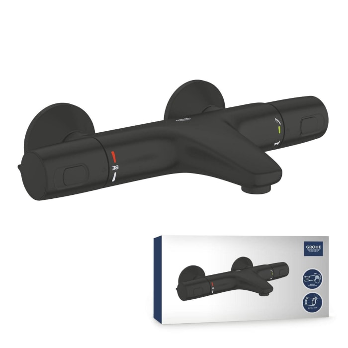 GROHE Precision Trend Thermostat-Wannenbatterie, 1/2“ Aufputz