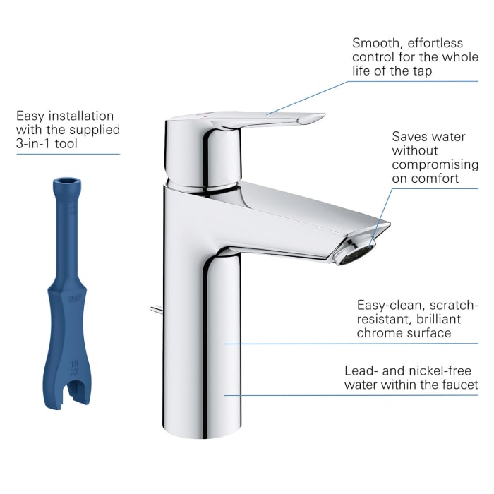 GROHE Start Einhand-Waschtischbatterie M-Size