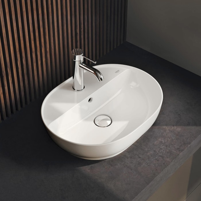 GROHE Essence Aufsatzwaschtisch 50 cm, mit Hahnloch, mit Überlauf