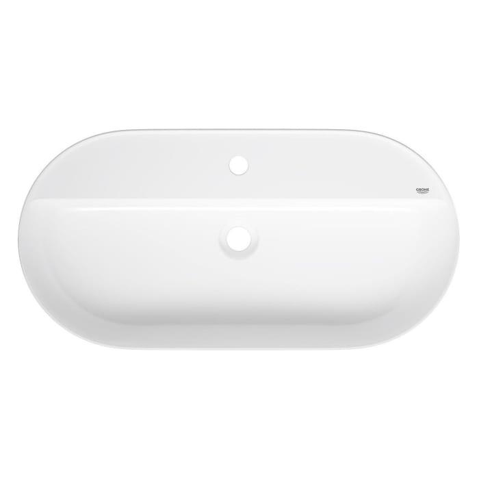 GROHE Essence Aufsatzwaschtisch 80 cm, mit Hahnloch, mit Überlauf