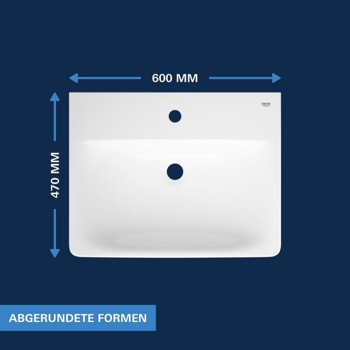 GROHE Euro Keramik Waschtisch 60 cm