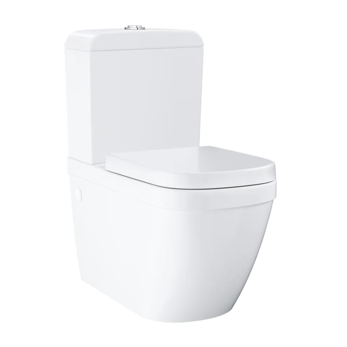 GROHE Euro Keramik Stand-WC-Kombination, spülrandlos