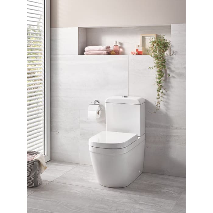 GROHE Euro Keramik Stand-WC-Kombination, spülrandlos