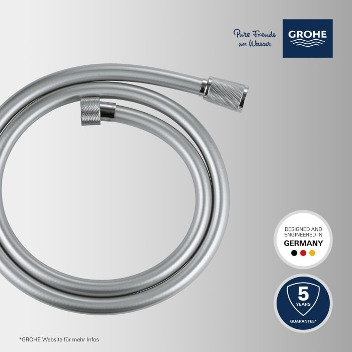 GROHE VitalioFlex Silver Brauseschlauch 125 cm