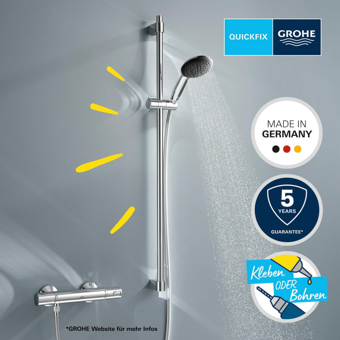 GROHE Vitalio Start 110 Brausestangenset 90 cm mit 2 Strahlarten