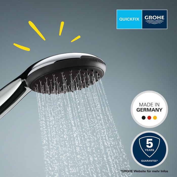 GROHE Vitalio Start 110 Handbrause mit 3 Strahlarten