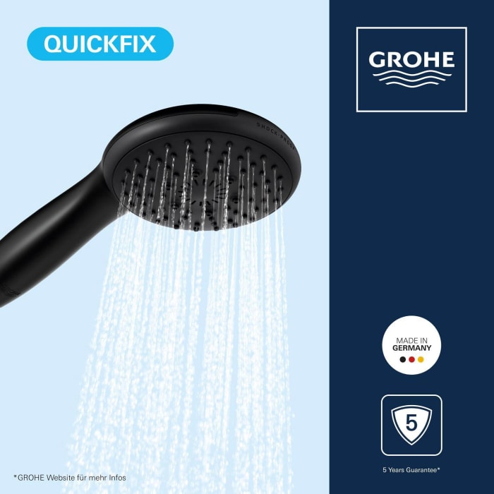 GROHE Vitalio Start 110 Handbrause mit 3 Strahlarten