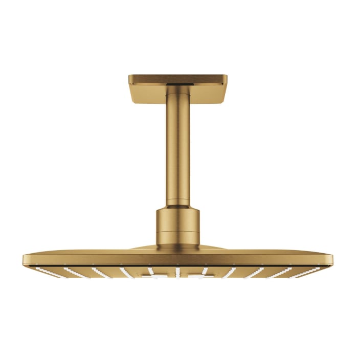 GROHE Rainshower SmartActive 310 Cube Kopfbrauseset mit 2 Strahlarten und Deckenanschluss