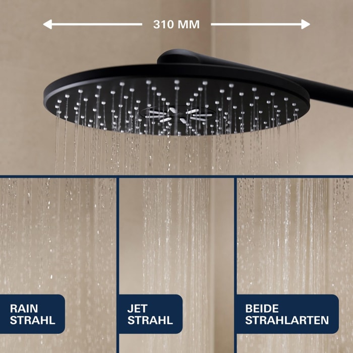 GROHE Euphoria SmartControl System 310 Duschsystem mit Thermostatbatterie für die Wandmontage