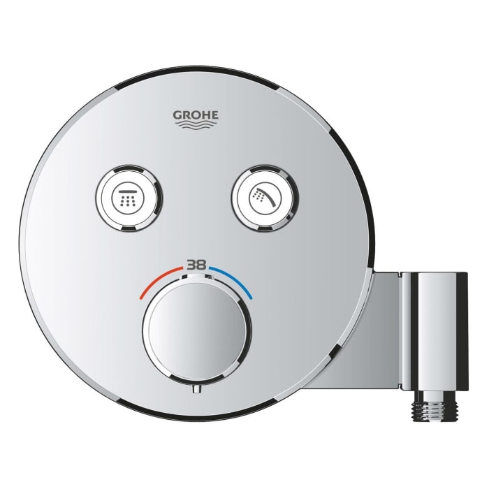 GROHE Precision SmartControl Duschsystem, Thermostat, UP, mit Vitalio Joy 260, rund