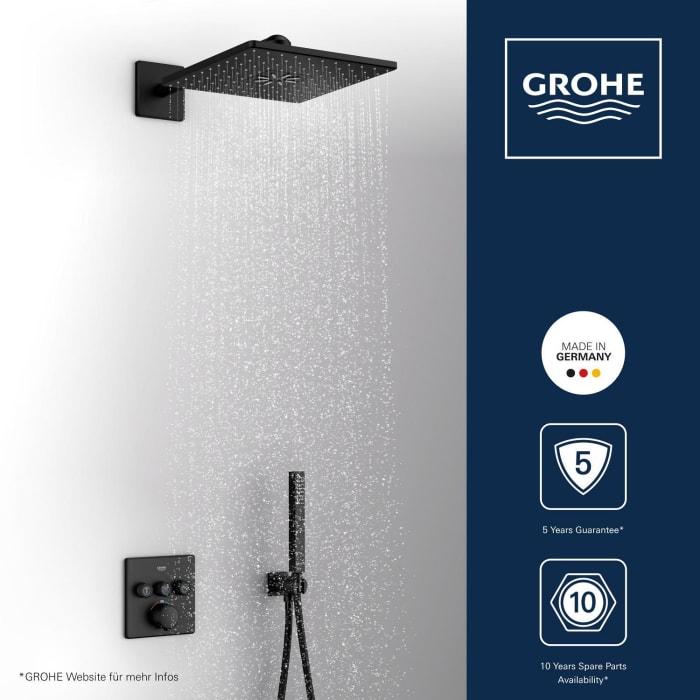 GROHE Precision SmartControl Duschsystem UP, mit Vitalio SmartActive 310, eckig