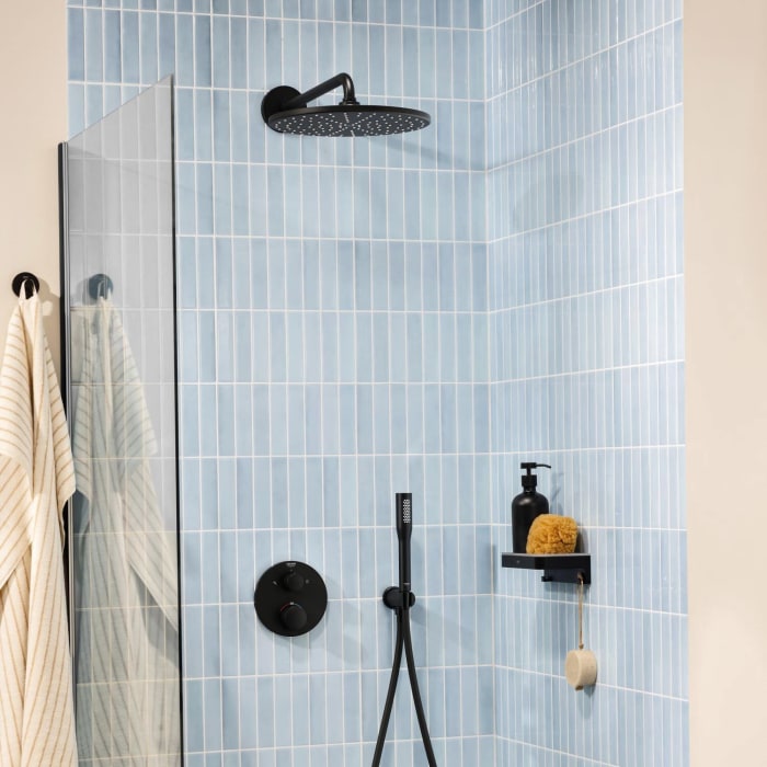 GROHE Precision Duschsystem Unterputz mit Vitalio Rain Mono 310, rund