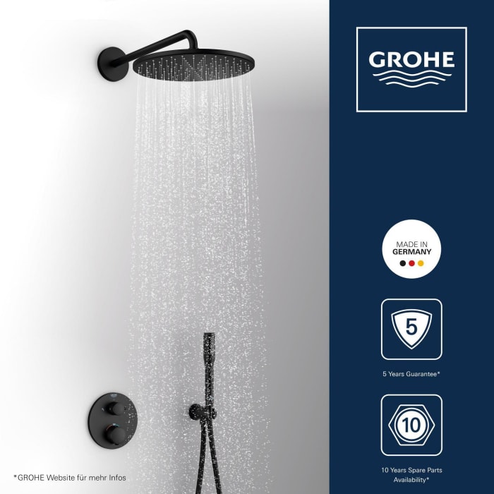 GROHE Precision Duschsystem Unterputz mit Vitalio Rain Mono 310, rund