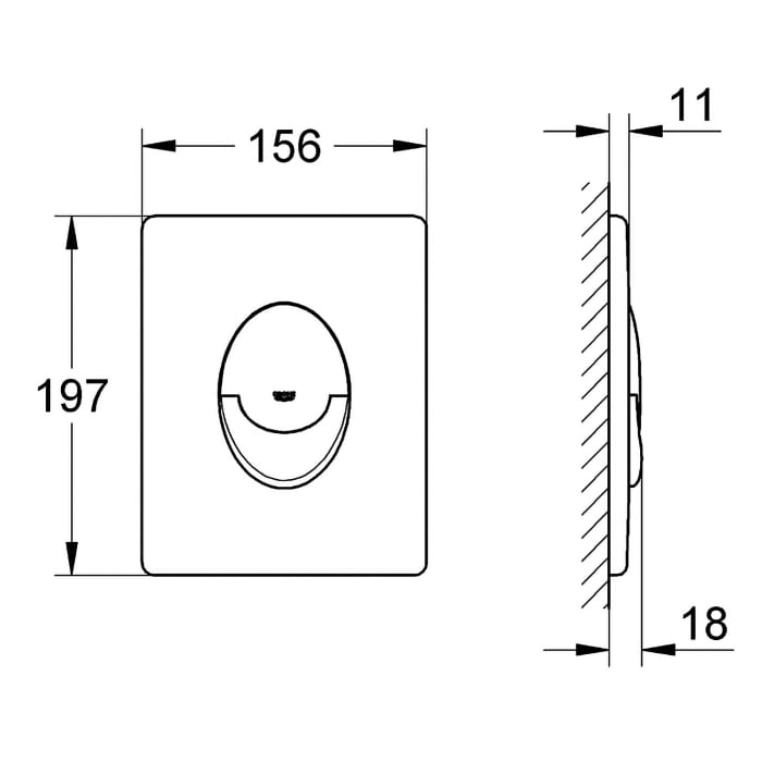 GROHE Start Abdeckplatte