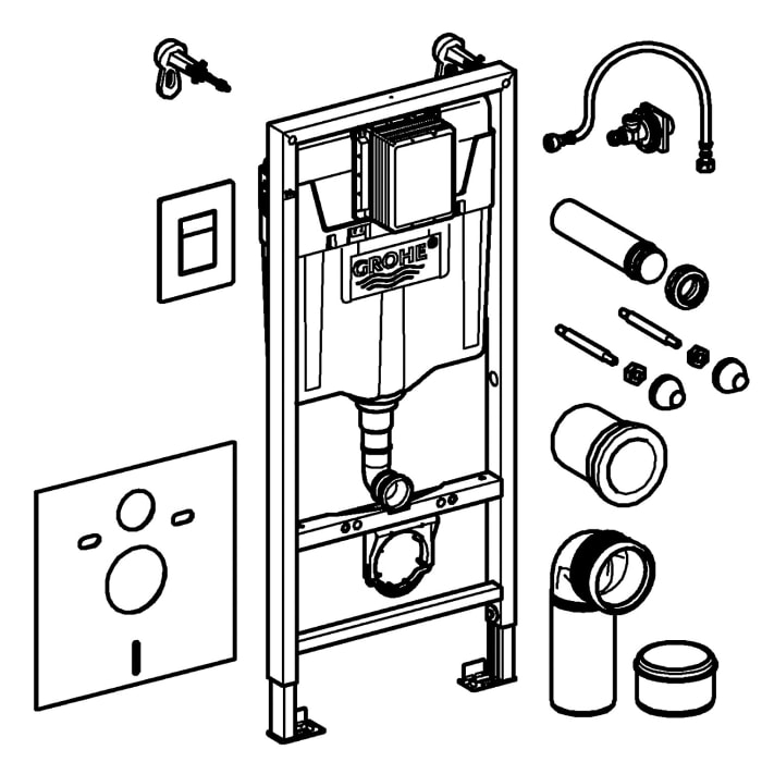 GROHE Solido 4 in 1-Set für WC