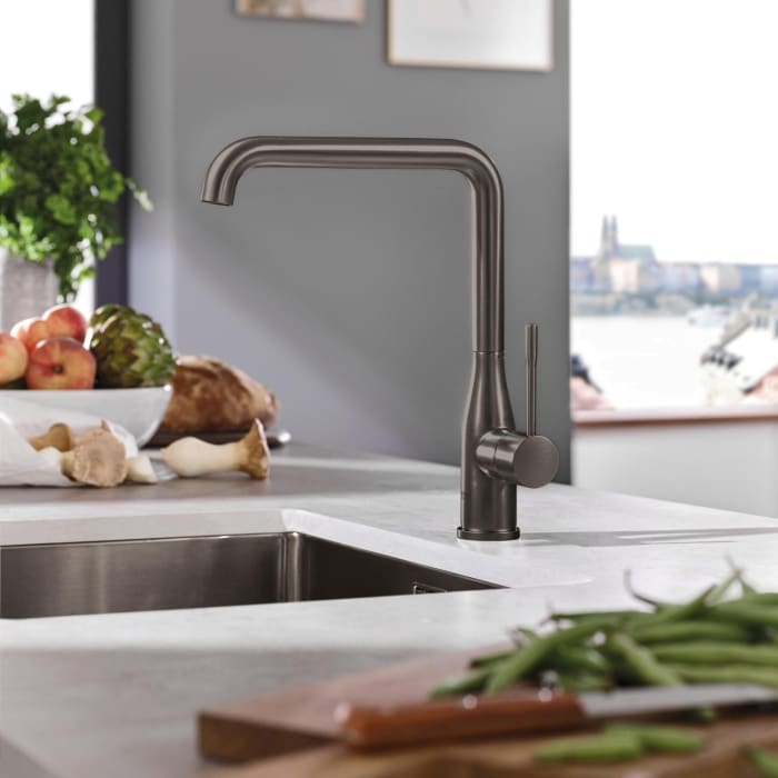 GROHE Essence New Einhand-Spültischbatterie mit L-Auslauf