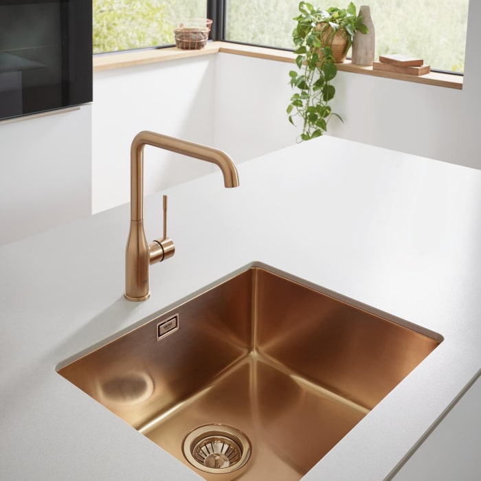 GROHE Essence New Einhand-Spültischbatterie mit L-Auslauf
