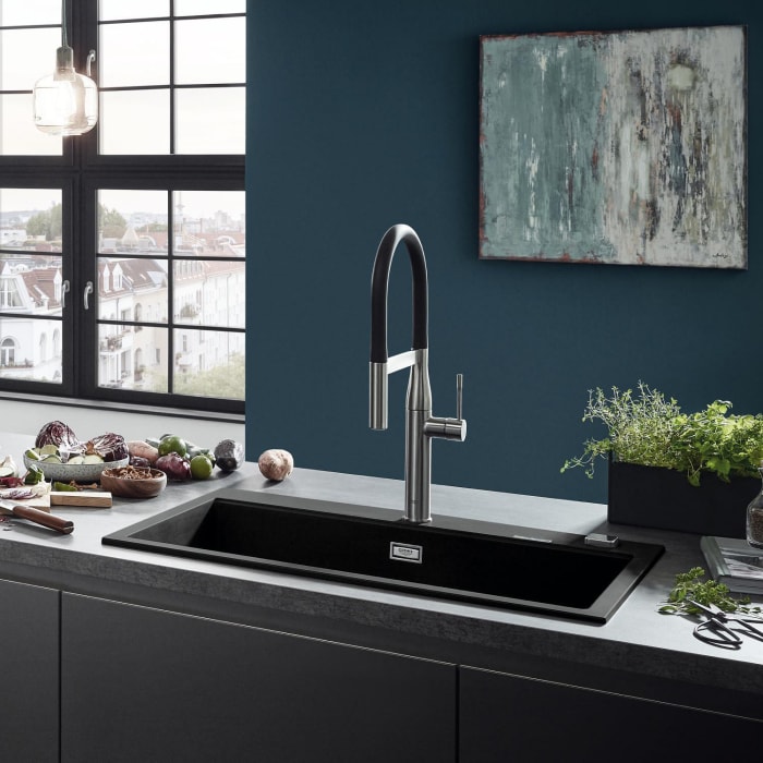 GROHE Essence New Einhand-Spültischbatterie mit Profispülbrause