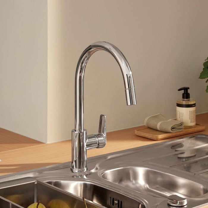 GROHE StartCurve Einhand-Spültischbatterie 1/2