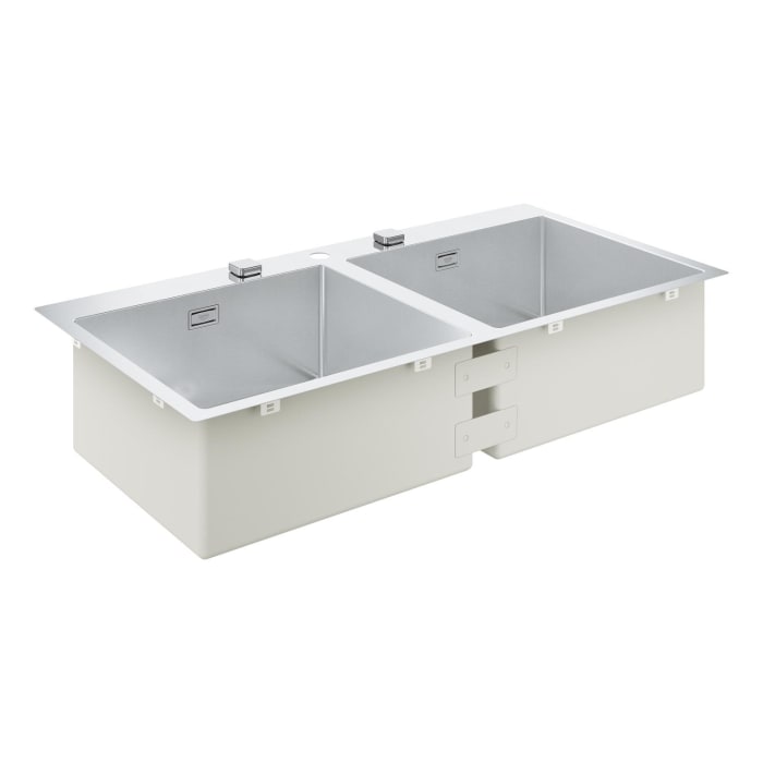 GROHE K800 Edelstahl-Einbauspüle 102,4 x 51 cm mit 2 Becken