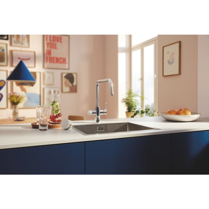 GROHE Blue Pure Start Einhand-Spültischbatterie Starter Set mit Ultrasafe Filter