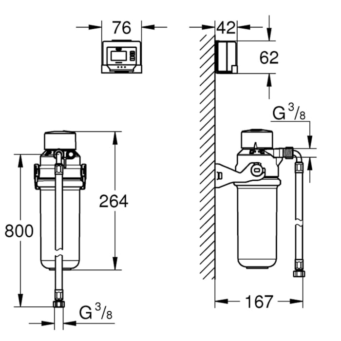 GROHE Blue Aktivkohlefilter Starter Set