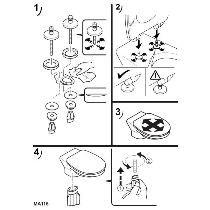 Hamberger SoftClose-Scharnier FastFixmutter C0202Y